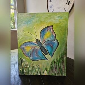 Colorful Butterfly Canvas Art